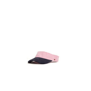 Jocelyn Majorca Color Block French Terry Visor Pink Retail $60